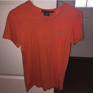 Orange polo tee